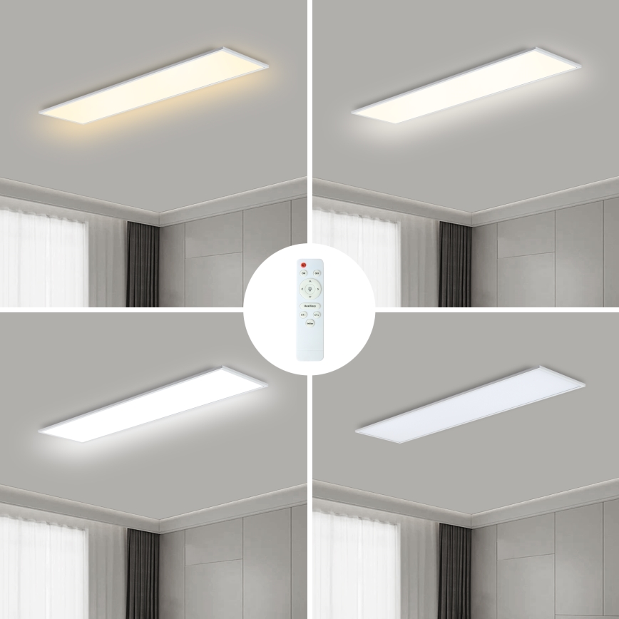 Brilagi - LED dimbar taklampa SLIMFRAME LED/58W/230V 120x30 cm 3000-6000K vit + fjärrkontroll