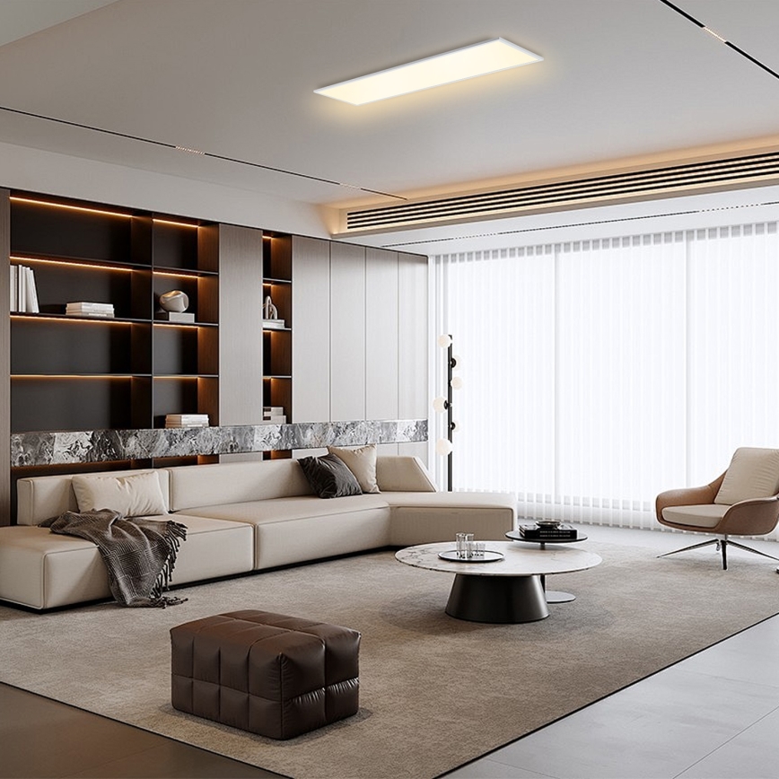 Brilagi - LED dimbar taklampa SLIMFRAME LED/58W/230V 120x30 cm 3000-6000K vit + fjärrkontroll