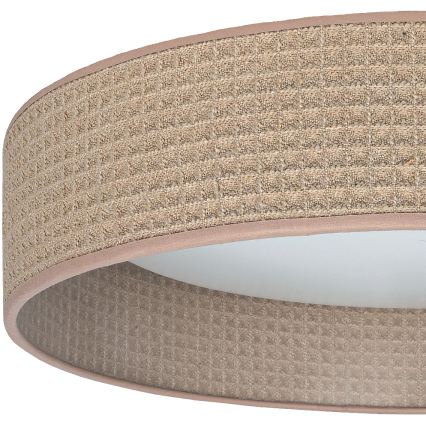 BRILAGI - Dimbart LED-takarmatur VELVET SMARTIX LED/24W/230V 3000–6000K Ø 45 cm beige Wi-Fi Tuya Beacon + fjärrkontroll