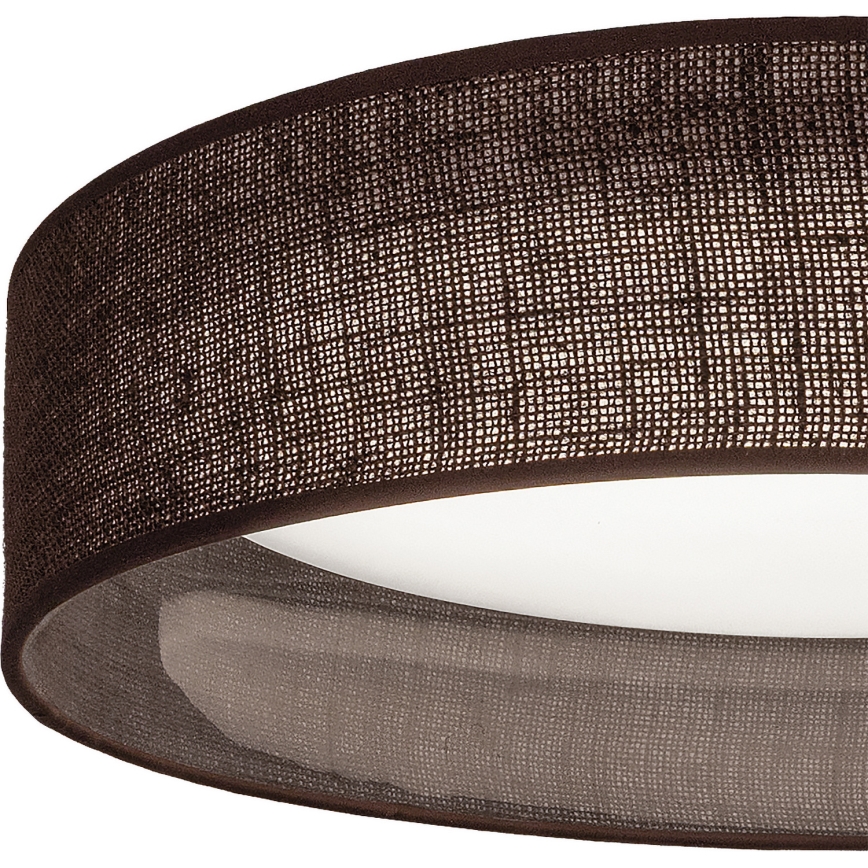 BRILAGI - Dimbar LED-taklampa VELVET SMARTIX LED/24W/230V 3000-6000K Ø 45 cm brun Wi-Fi Tuya Beacon + fjärrkontroll