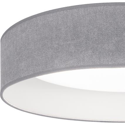 BRILAGI - LED dimbar taklampa VELVET SMART VARI LED/24W/230V 3000-6500K Ø 45 cm grå + fjärrkontroll