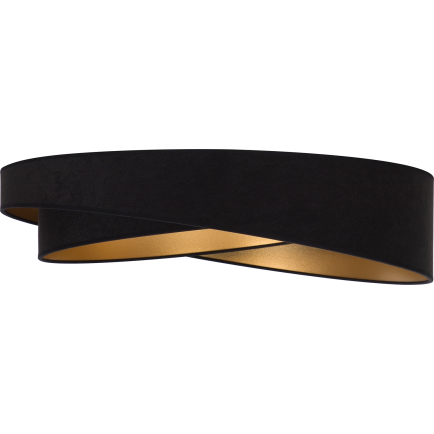 BRILAGI - LED-dimmbar taklampa VELVET TWIST LED/36W/230V 3000–6000K Ø 65 cm Wi-Fi Tuya Beacon svart/guld + fjärrkontroll