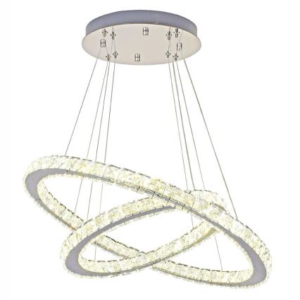 Brilagi - LED-dimbar pendellampa med vajerupphängning COSMOWAVE LED/115W/230V 3000-6500K + fjärrkontroll