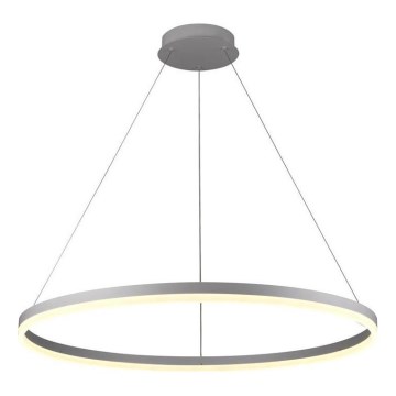Brilagi - Dimbart LED-pendel CIRCLE LED/55W/230V 3000–6500K Ø 80 cm silver + fjärrkontroll