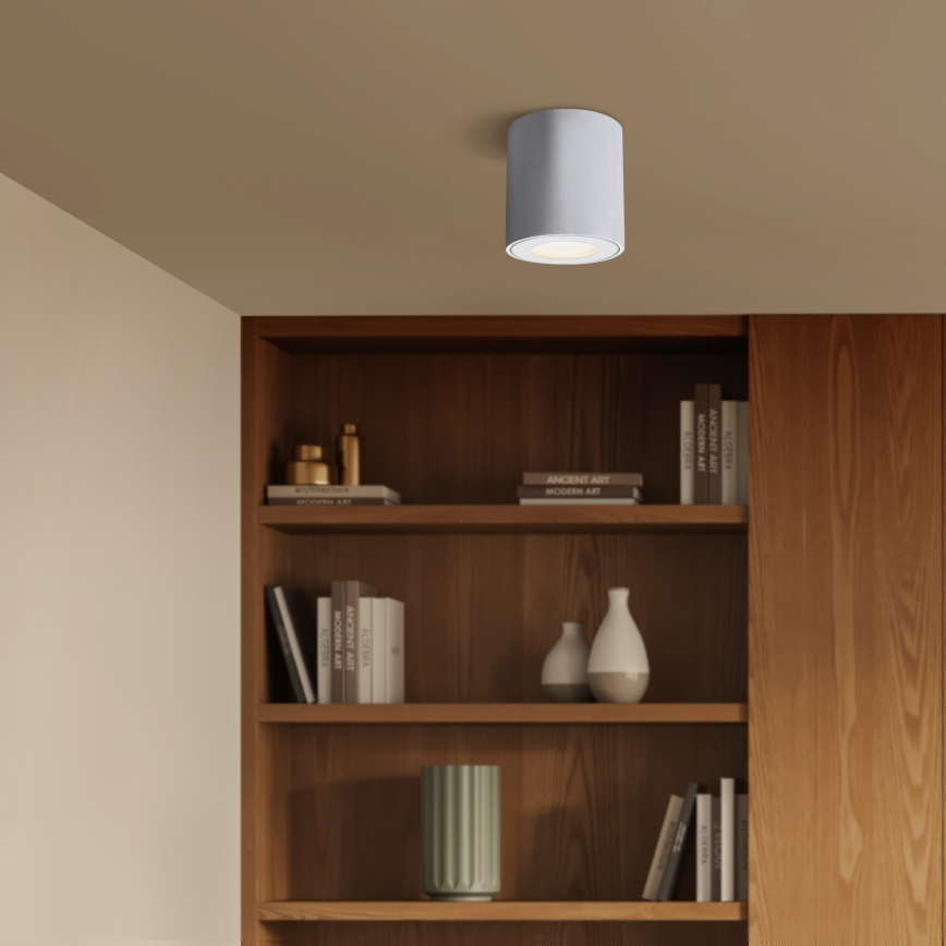 Brilagi - LED RGBW dimmbar badrumslampa MIA 1xGU10/6W/230V 3000K 84x80 mm vit IP54 + fjärrkontroll