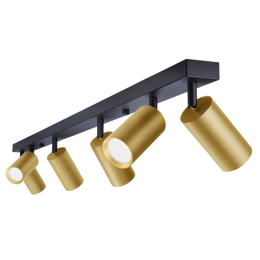 Brilagi - LED-dimmbar spotlampa SELE GOLDEN 6xGU10/6,5W/230V 2700-6500K svart/guld