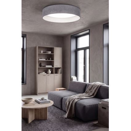 BRILAGI - dimbar LED-taklampa VELVET SMARTIX STARS LED/24W/230V 3000–6000K Ø 45 cm grå Wi‑Fi Tuya Beacon + fjärrkontroll