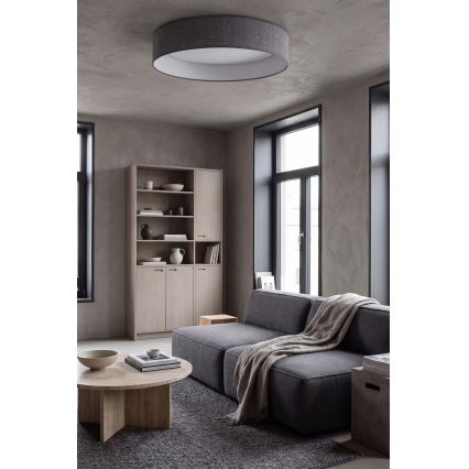 BRILAGI - dimbar LED-taklampa VELVET SMARTIX STARS LED/24W/230V 3000–6000K Ø 45 cm grå Wi‑Fi Tuya Beacon + fjärrkontroll