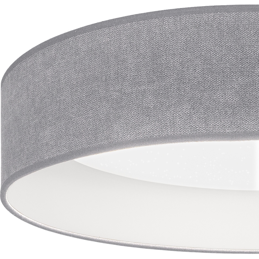 BRILAGI - dimbar LED-taklampa VELVET SMARTIX STARS LED/24W/230V 3000–6000K Ø 45 cm grå Wi‑Fi Tuya Beacon + fjärrkontroll