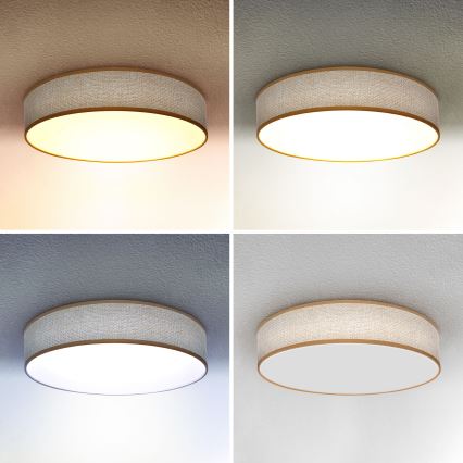 Brilagi - LED dimbar taklampa CARMEN LED/48W/230V 3000-6500K Ø 40 cm + fjärrkontroll