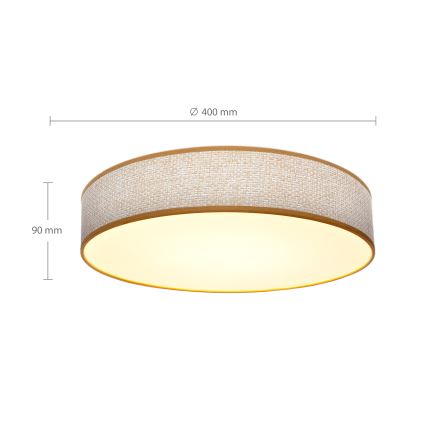 Brilagi - LED dimbar taklampa CARMEN LED/48W/230V 3000-6500K Ø 40 cm + fjärrkontroll