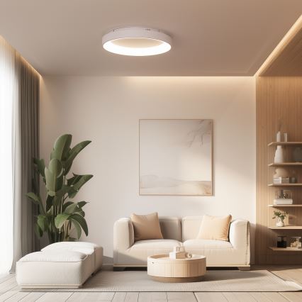 Brilagi - Dimbart LED-takarmatur FALCON II LED/99W/230V 3000–6500K Ø 60 cm vit + fjärrkontroll