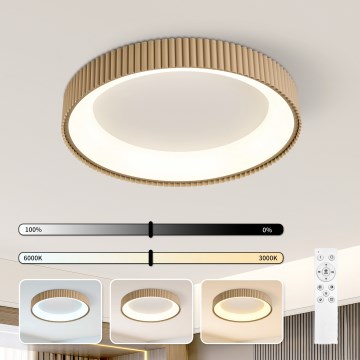 BRILAGI - Dimbart LED-takarmatur FALCON MODERN LED/54W/230V 3000-6500K 60 cm beige + fjärrkontroll