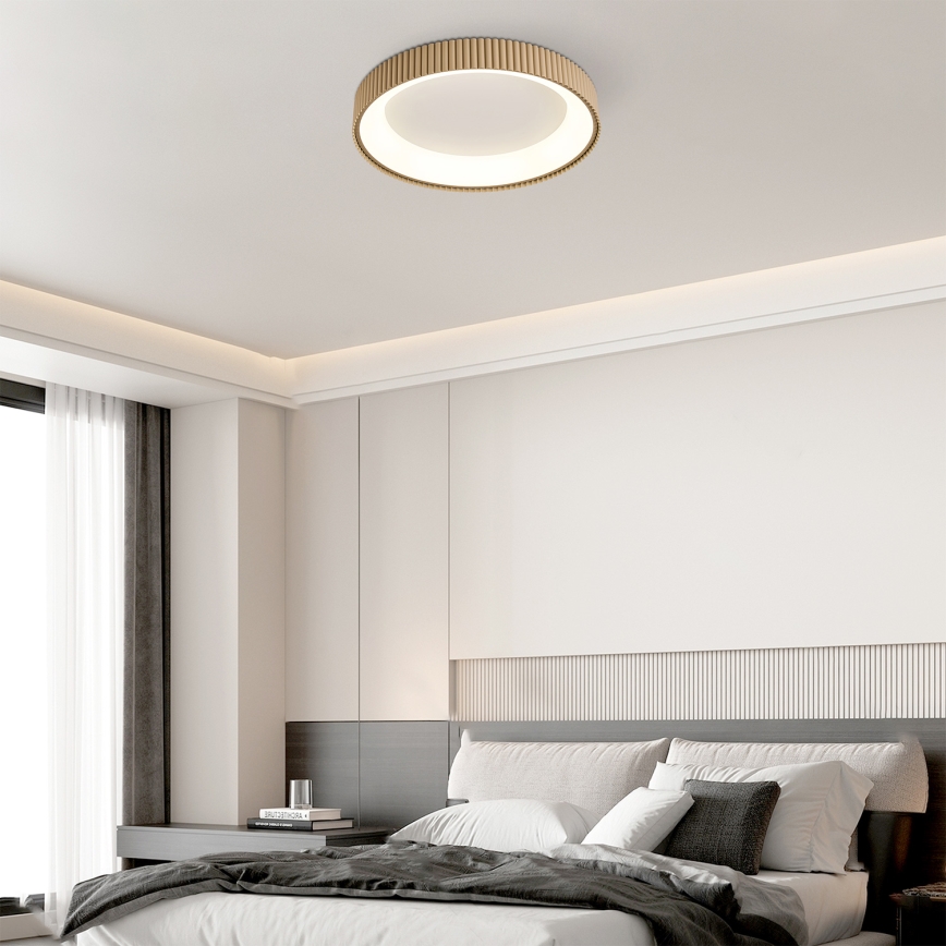 BRILAGI - Dimbart LED-takarmatur FALCON MODERN LED/54W/230V 3000-6500K 60 cm beige + fjärrkontroll