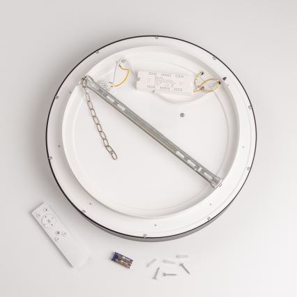 Brilagi - Dimmbar LED-taklampa FALCON LED/40W/230V 3000-6500K Ø 45 cm svart + fjärrkontroll