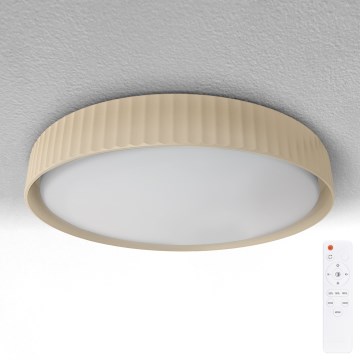 Brilagi - Dimbart LED-takarmatur LUCIA LED/60W/230V 3000-6500K Ø 59 cm beige + fjärrkontroll