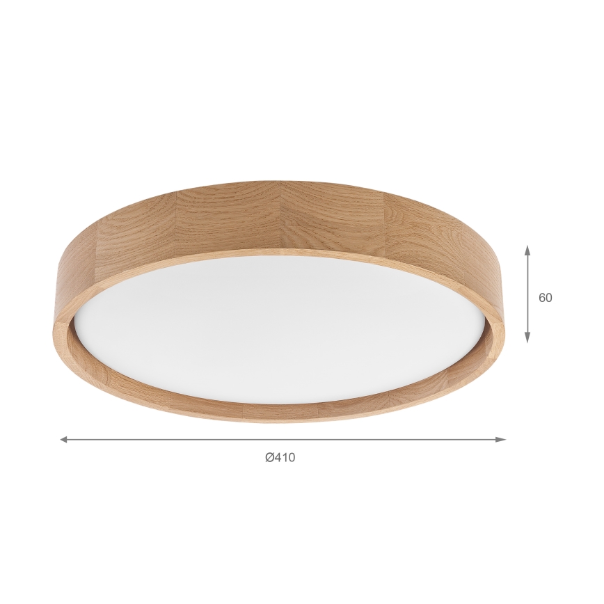 Brilagi - Dimbart LED takarmatur MANAROLA REMOTE LED/24W/230V 3000-6500K Ø 41 cm ek + fjärrkontroll