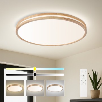 BRILAGI - Dimbart LED-takarmatur MOLINA LED/100W/230V 3000-6000K ek Ø 80 cm + fjärrkontroll