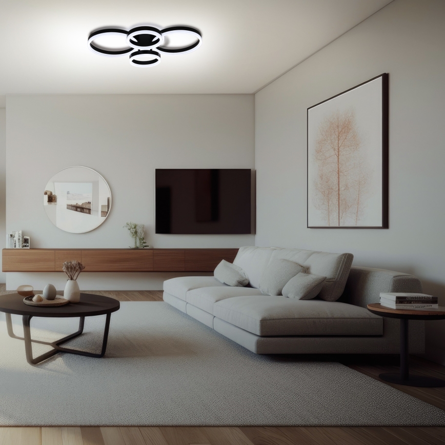 Brilagi - LED dimbar taklampa ORBITS LED/49W/230V 3000-6000K + fjärrkontroll