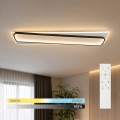BRILAGI - dimbart LED-takarmatur OUTLINE LED/90W/230V 3000-6000K 18x100 cm vit/svart + fjärrkontroll