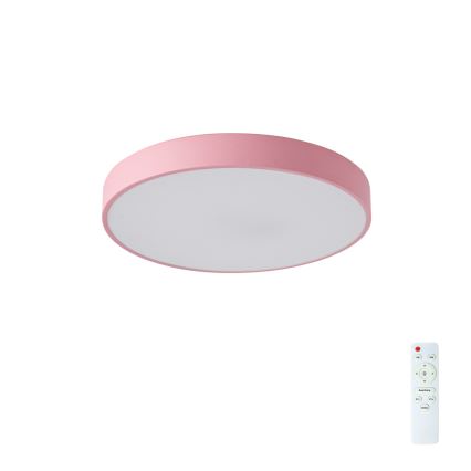 Brilagi - Dimbar LED-taklampa POOL LED/48W/230V 3000-6000K Ø 40 cm rosa + fjärrkontroll