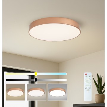 BRILAGI - Dimbart LED-takarmatur POOL LED/60 W/230 V 3000–6000 K Ø 60 cm, brons, inkl. fjärrkontroll
