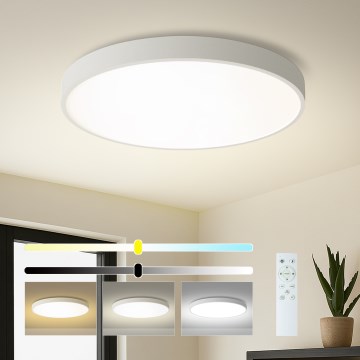 Brilagi - Dimbart LED-takarmatur POOL SMART LED/100W/230V 3000-6000K Ø 80 cm Wi-Fi Tuya vit + fjärrkontroll