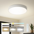 Brilagi - Dimbart LED-takarmatur POOL SMART LED/48W/230V 40 cm 3000-6000K Wi-Fi Tuya + fjärrkontroll vit