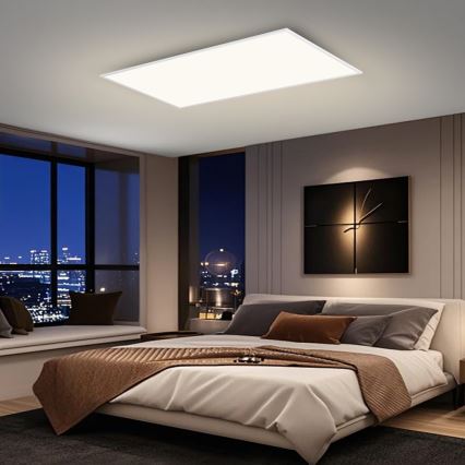 BRILAGI - Dimbar LED takarmatur SLIMFRAME LED/80W/230V 120x60 cm 3000-6000K vit + fjärrkontroll