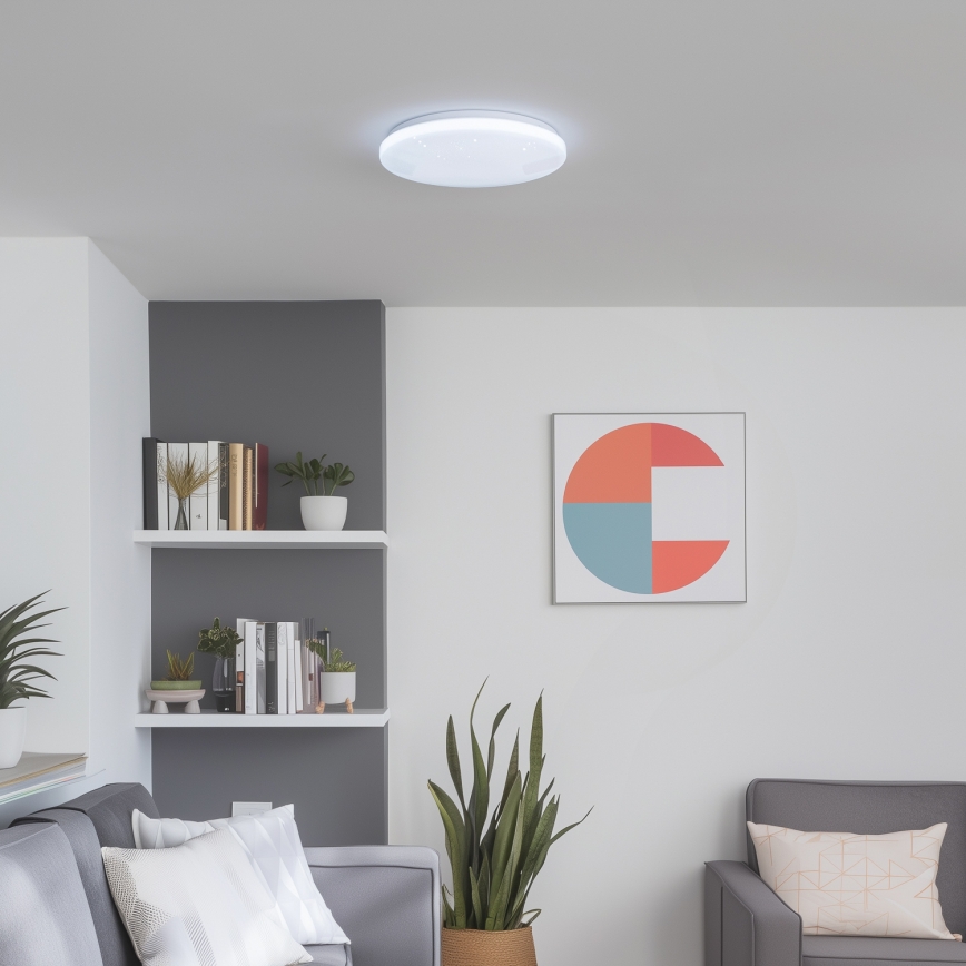 Brilagi - SMART STARS dimbar LED-taklampa 24W/230V Ø 38 cm 3000–6000K Wi‑Fi Tuya Beacon + fjärrkontroll