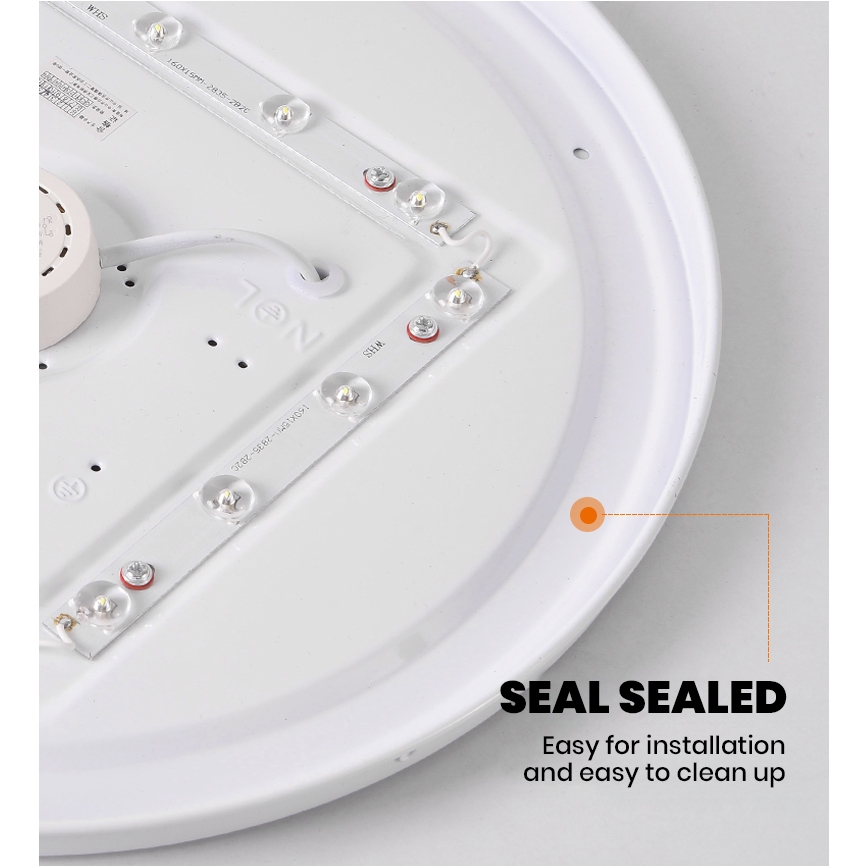 Brilagi - SMART STARS dimbar LED-taklampa 24W/230V Ø 38 cm 3000–6000K Wi‑Fi Tuya Beacon + fjärrkontroll