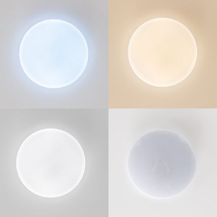 Brilagi - SMART STARS dimbar LED-taklampa 24W/230V Ø 38 cm 3000–6000K Wi‑Fi Tuya Beacon + fjärrkontroll