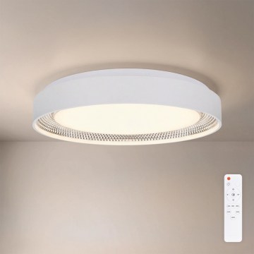 Brilagi - Dimbart LED-takarmatur WALDO LED/48W/230V 3000-6500K Ø 40 cm vit/silver + fjärrkontroll
