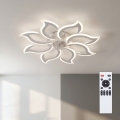 Brilagi - Dimbart LED-takfläkt LED/44W/230V 3000–6500K Ø90 cm vit + fjärrkontroll