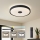 Brilagi - Dimbart LED-taklampa CORVO LED/72W/230V 3000-6000K svart Ø 50 cm + fjärrkontroll