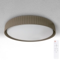 Brilagi - Dimbart LED-taklampa LUCIA LED/60W/230V 3000-6500K Ø 59 cm taupe + fjärrkontroll
