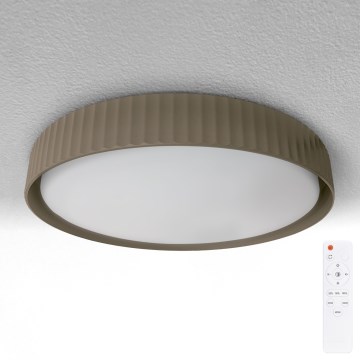 Brilagi - Dimbart LED-taklampa LUCIA LED/60W/230V 3000-6500K Ø 59 cm taupe + fjärrkontroll