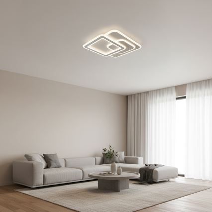 Brilagi - Dimmbar LED-taklampa MODERN LED/80W/230V 3000-6000K 52,5x52,5 cm + fjärrkontroll