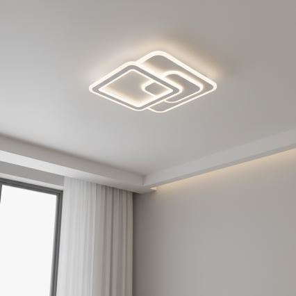 Brilagi - Dimmbar LED-taklampa MODERN LED/80W/230V 3000-6000K 52,5x52,5 cm + fjärrkontroll