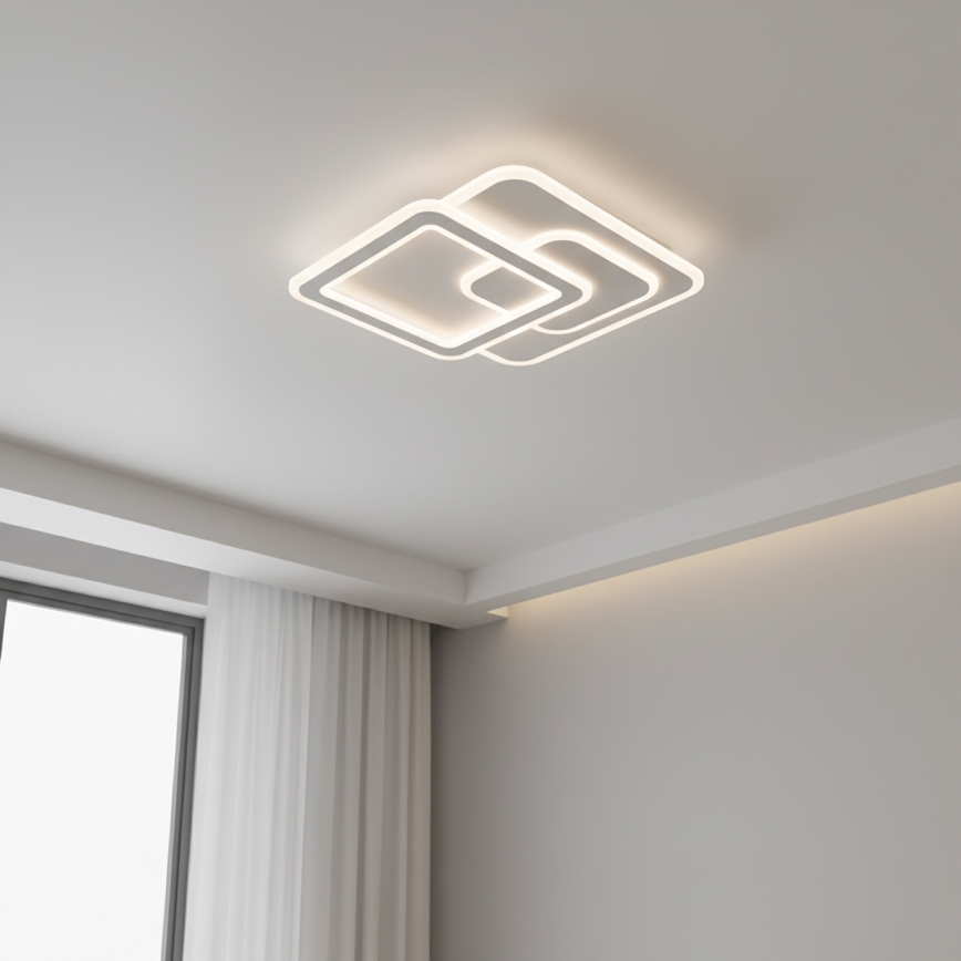 Brilagi - Dimmbar LED-taklampa MODERN LED/80W/230V 3000-6000K 52,5x52,5 cm + fjärrkontroll