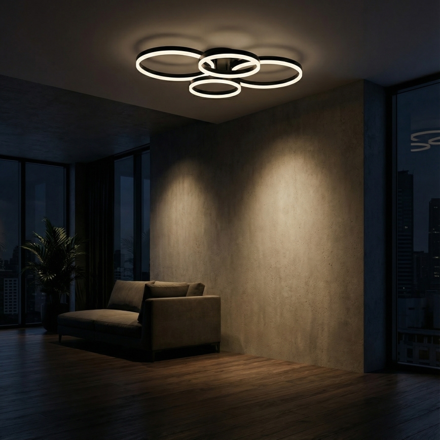 Brilagi - LED dimbar taklampa ORBITS LED/52W/230V 3000-6000K + fjärrkontroll