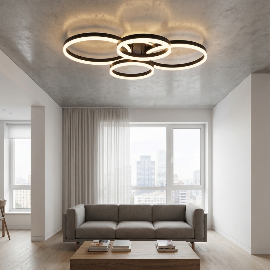 Brilagi - LED dimbar taklampa ORBITS LED/52W/230V 3000-6000K + fjärrkontroll