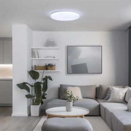 Brilagi - Dimbart takarmatur SMART LED/36W/230V Ø 48 cm 2700-6500K Wi-Fi Tuya + fjärrkontroll