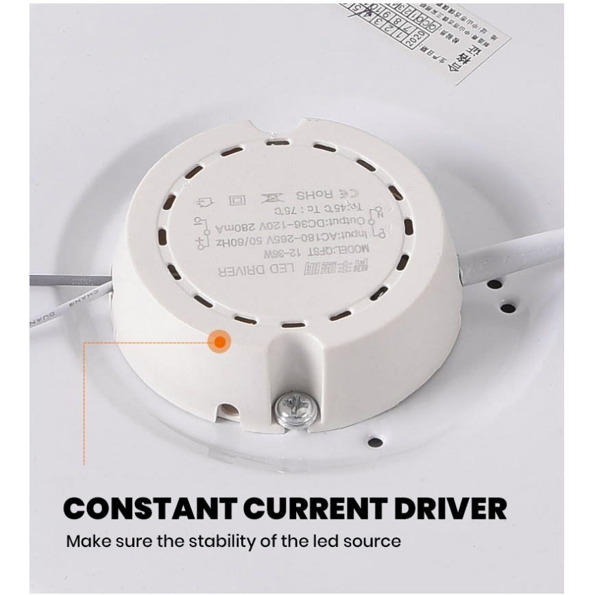 Brilagi - Dimbart takarmatur SMART LED/36W/230V Ø 48 cm 2700-6500K Wi-Fi Tuya + fjärrkontroll