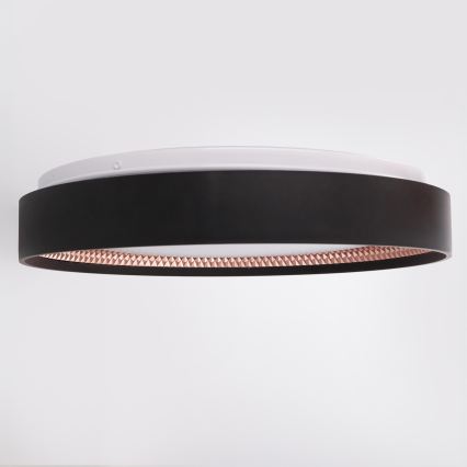 BRILAGI - Dimbar LED-taklampa WALDO LED/48W/230V 3000–6500K Ø40 cm svart/guld + fjärrkontroll