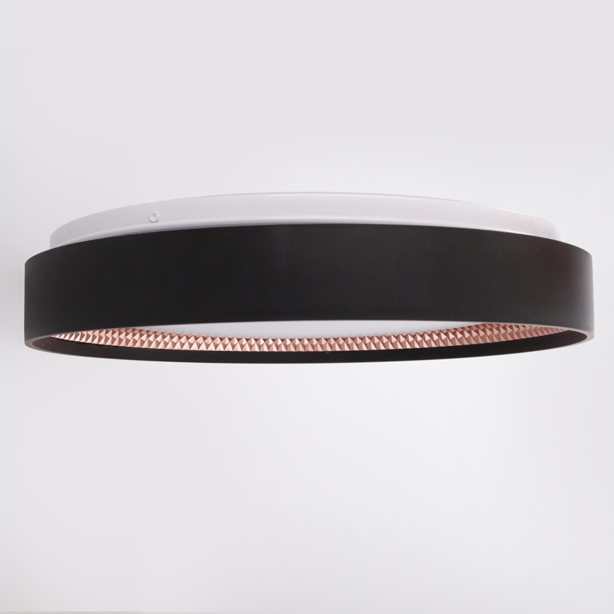 BRILAGI - Dimbar LED-taklampa WALDO LED/48W/230V 3000–6500K Ø40 cm svart/guld + fjärrkontroll