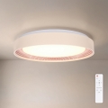 Brilagi - Dimbbar LED-takarmatur WALDO LED/48W/230V 3000-6500K Ø 40 cm beige/guld + fjärrkontroll