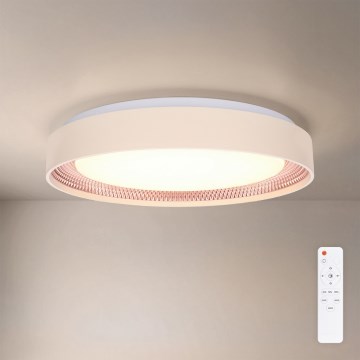 Brilagi - Dimbbar LED-takarmatur WALDO LED/48W/230V 3000-6500K Ø 40 cm beige/guld + fjärrkontroll