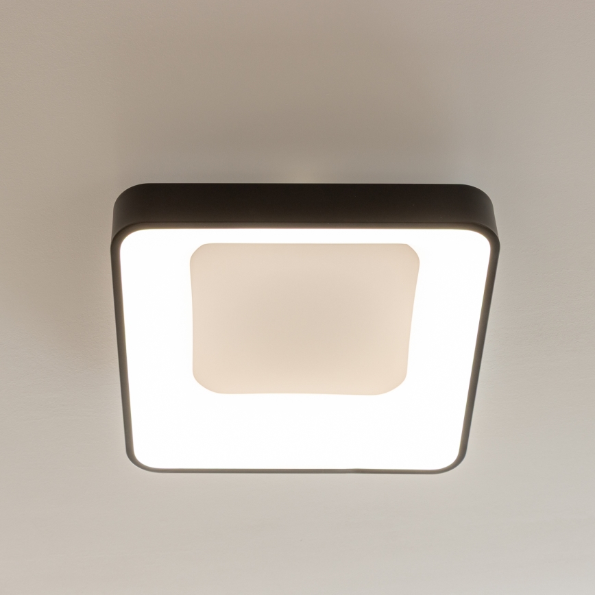 Brilagi - LED Dimmbar takarmatur FALCON II LED/80W/230V 3000-6500K 40x40 cm svart + fjärrkontroll