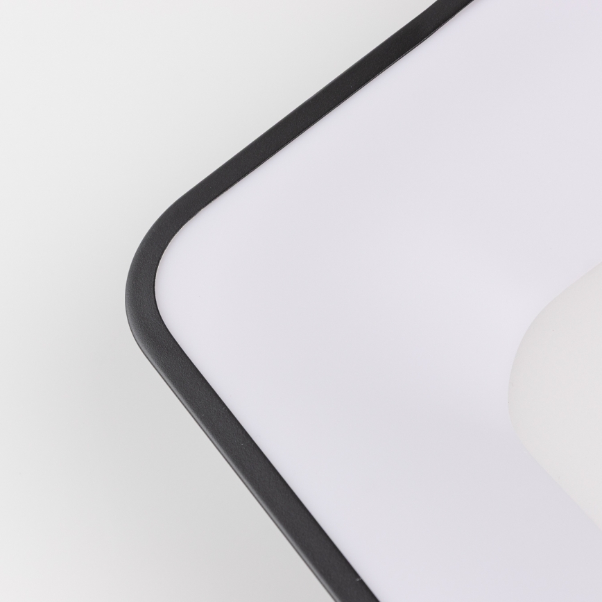 Brilagi - LED Dimmbar takarmatur FALCON II LED/80W/230V 3000-6500K 40x40 cm svart + fjärrkontroll